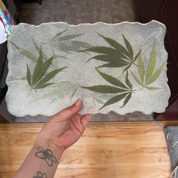 Air Elemental #2 - epoxy resin art/tray - Picture 4 of 6